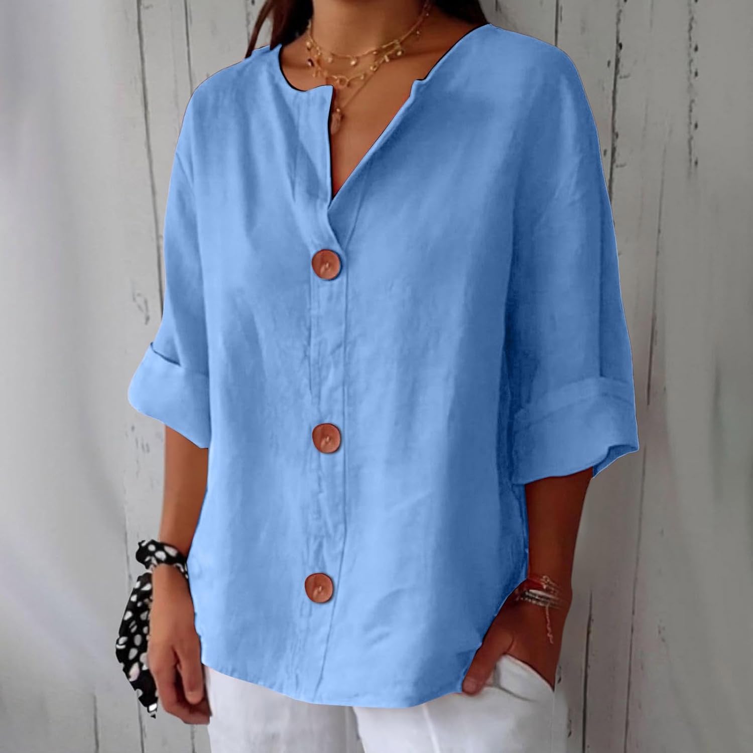 Bleu clair / 5XL