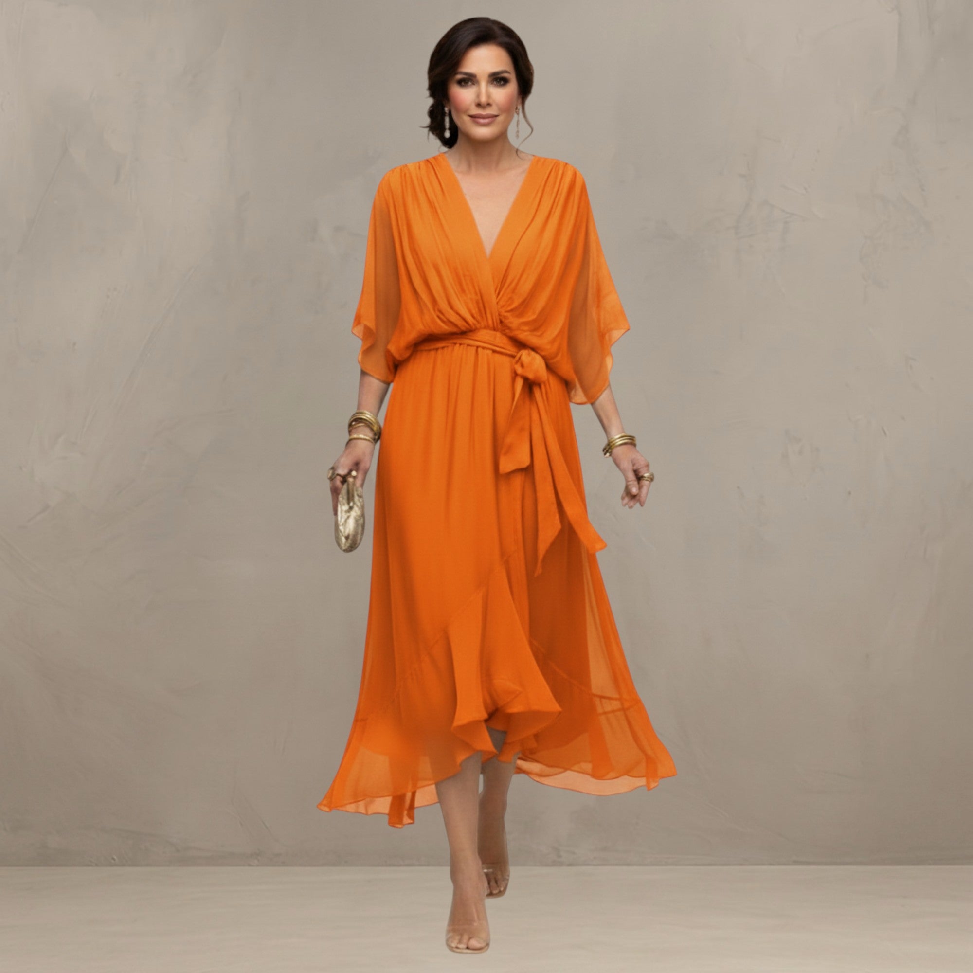Orange / 5XL | 24-26