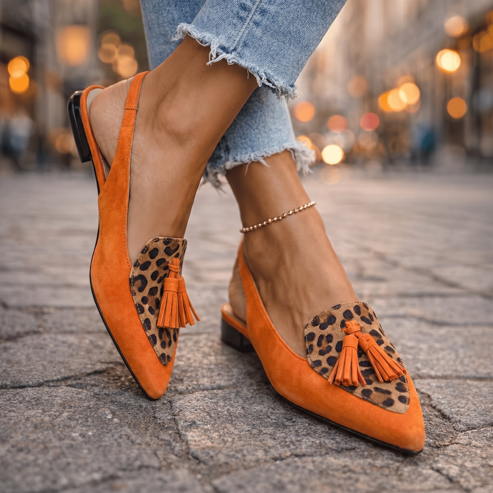 Orange & Léopard / 36
