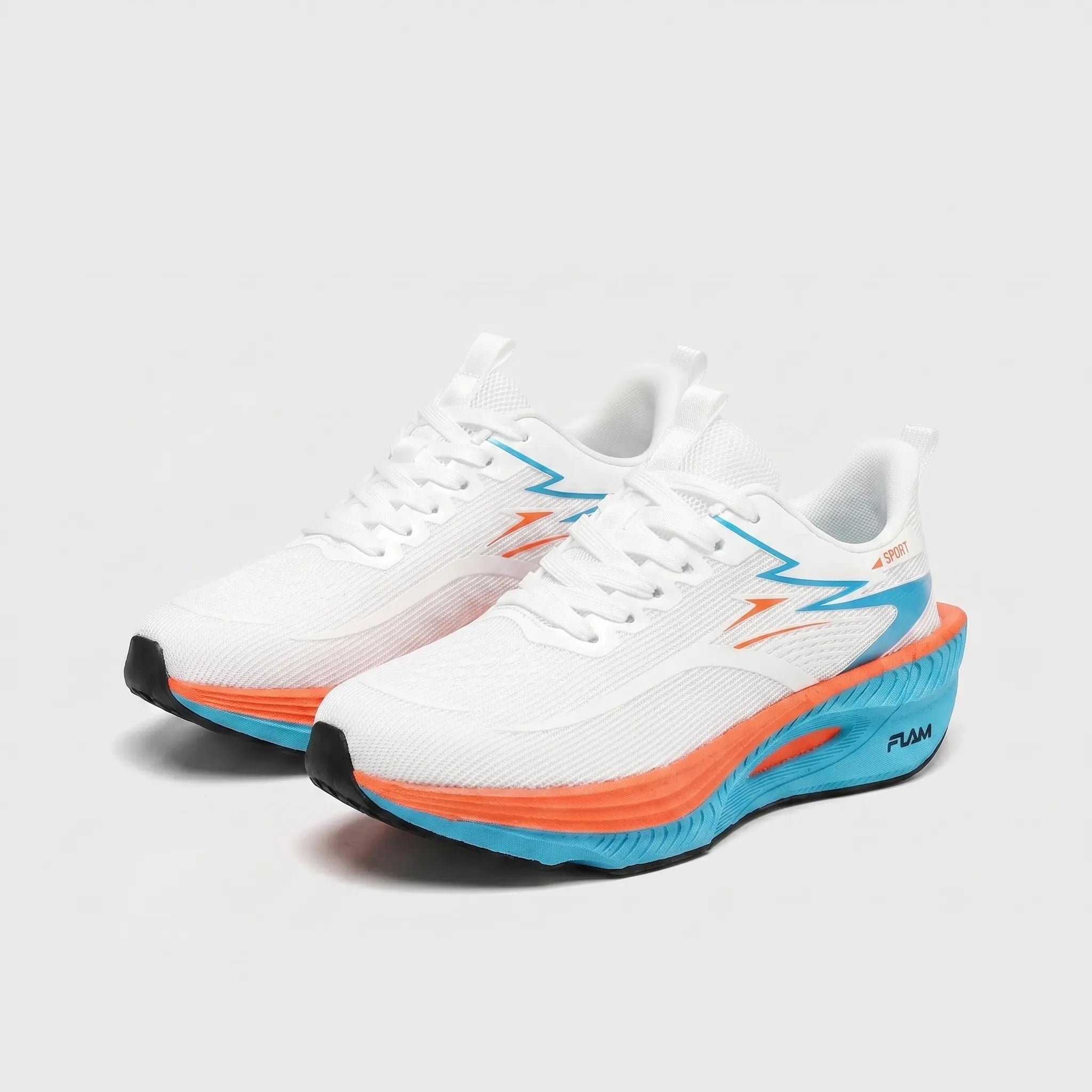 Blanc/Orange / 45